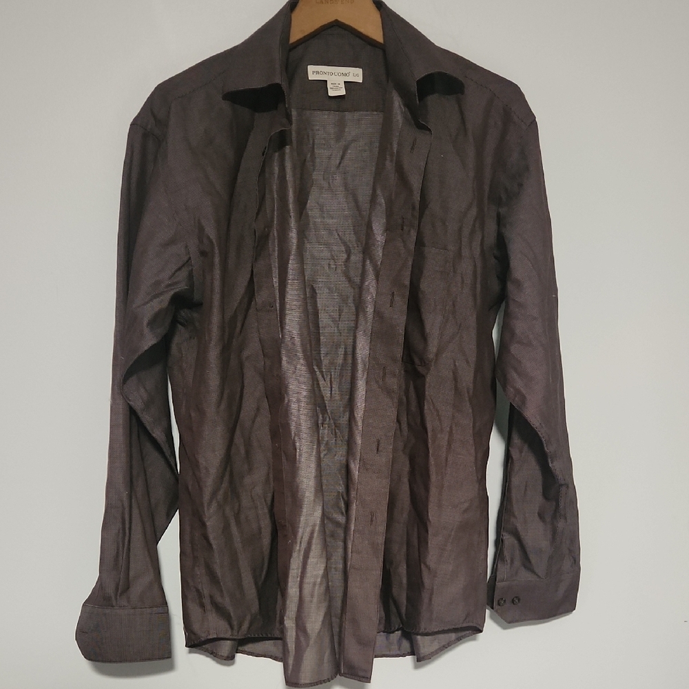 Pronto Uomo Dark Gray Shirt Jacket